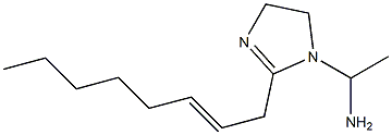 1-(1-Aminoethyl)-2-(2-octenyl)-2-imidazoline Struktur