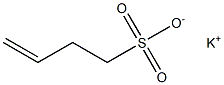 3-Butene-1-sulfonic acid potassium salt Struktur