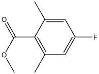 4-Fluoro-2,6-dimethylbenzoic acid methyl ester Struktur