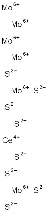 Cerium hexamolybdenum octasulfide Struktur