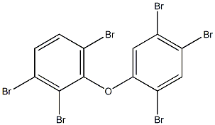 2,2',3',4,5,6'-Hexabromo[1,1'-oxybisbenzene] Struktur