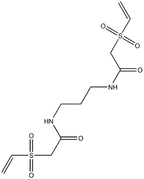 N,N'-Trimethylenebis(vinylsulfonylacetamide) Struktur