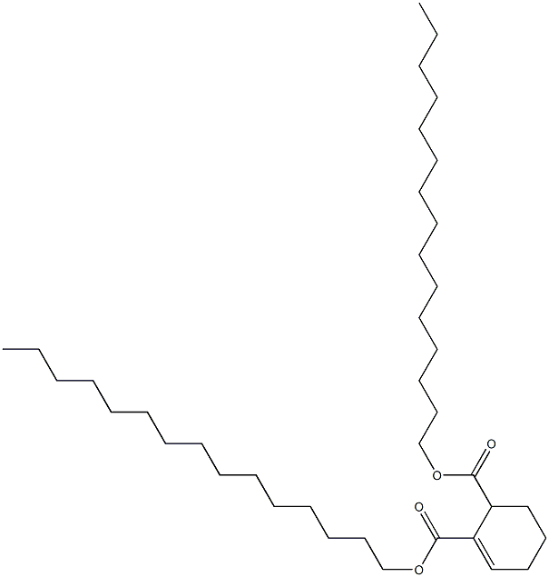 1-Cyclohexene-2,3-dicarboxylic acid dipentadecyl ester Struktur