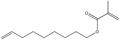 Methacrylic acid (8-nonenyl) ester Struktur