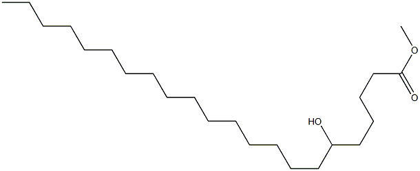 6-Hydroxydocosanoic acid methyl ester Struktur