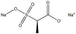 [R,(-)]-2-(Sodiosulfo)propionic acid sodium salt Struktur