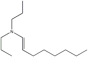 N,N-Dipropyl-1-octen-1-amine Struktur