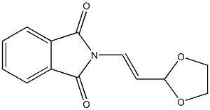 N-[2-(1,3-Dioxolan-2-yl)ethenyl]phthalimide Struktur