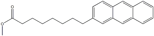 8-(Anthracen-2-yl)octanoic acid methyl ester Struktur