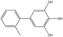 5-(2-Methylphenyl)benzene-1,2,3-triol Struktur