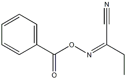 1-Cyanopropanal O-benzoyl oxime Struktur