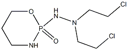 Tetrahydro-2-[2,2-bis(2-chloroethyl)hydrazino]-2H-1,3,2-oxazaphosphorine 2-oxide Struktur