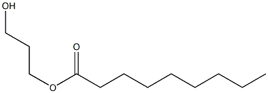 Nonanoic acid 3-hydroxypropyl ester Struktur