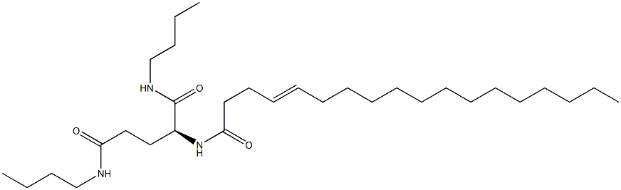 N2-(4-Octadecenoyl)-N1,N5-dibutylglutaminamide Struktur