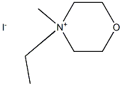 4-Ethyl-4-methylmorpholinium iodide Struktur