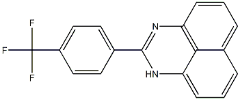 2-(4-Trifluoromethylphenyl)-1H-perimidine Struktur