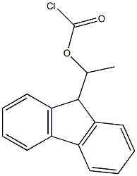 (+)-Chloroformic acid 1-(9H-fluoren-9-yl)ethyl ester Struktur