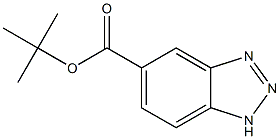 1H-Benzotriazole-5-carboxylic acid tert-butyl ester Struktur