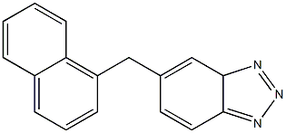 5-[(1-Naphtyl)methyl]-3aH-benzotriazole Struktur