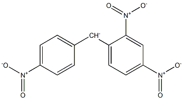 (2,4-Dinitrophenyl)(4-nitrophenyl)methanide Struktur