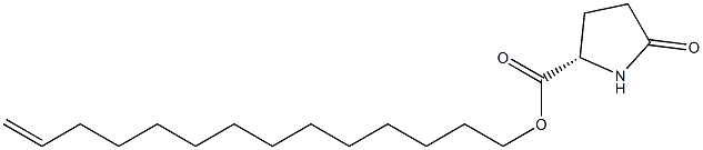 (S)-5-Oxopyrrolidine-2-carboxylic acid 13-tetradecenyl ester Struktur