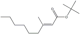 (E)-3-Methyl-2-nonenoic acid tert-butyl ester Struktur