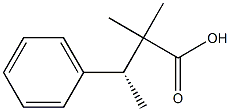 [R,(+)]-2,2-Dimethyl-3-phenylbutyric acid Struktur