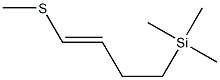 1-Methylthio-4-trimethylsilyl-1-butene Struktur
