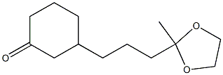 2-Methyl-2-[3-(3-oxocyclohexyl)propyl]-1,3-dioxolane Struktur