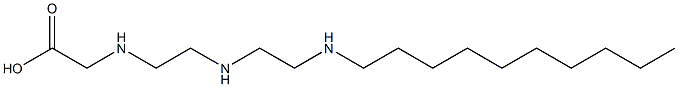 N-[2-[2-(Decylamino)ethylamino]ethyl]glycine Struktur