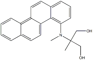 2-[(Chrysen-4-yl)methylamino]-2-methyl-1,3-propanediol Struktur