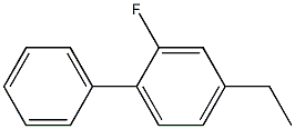 2-Fluoro-4-ethyl-1,1'-biphenyl Struktur