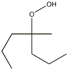 1-Methyl-1-propylbutyl hydroperoxide Struktur