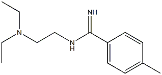 N-[2-(Diethylamino)ethyl]-4-methylbenzamidine Struktur