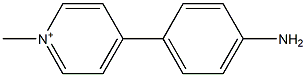 4-(4-Aminophenyl)-1-methylpyridinium Struktur