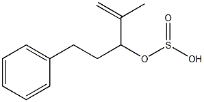 Sulfurous acid (2-phenylethyl)(2-methylallyl) ester Struktur