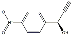 (S)-1-(4-Nitrophenyl)-2-propyn-1-ol Struktur