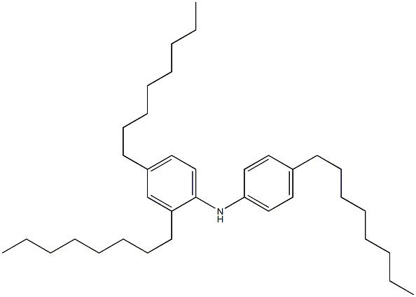 4-Octylphenyl 2,4-dioctylphenylamine Struktur