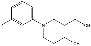 N,N-Di(3-hydroxypropyl)-m-toluidine Struktur