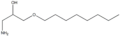 1-Amino-3-octyloxy-2-propanol Struktur