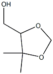 4,4-Dimethyl-1,3-dioxolane-5-methanol Struktur