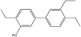 2-Ethyl-5-(3,4-diethylphenyl)phenol Struktur