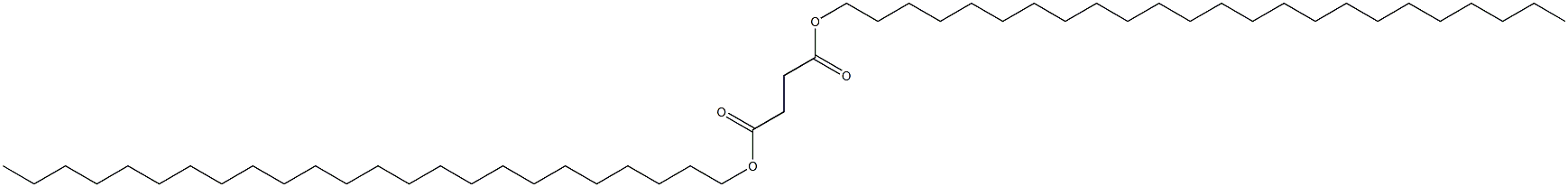 Succinic acid ditetracosyl ester Struktur