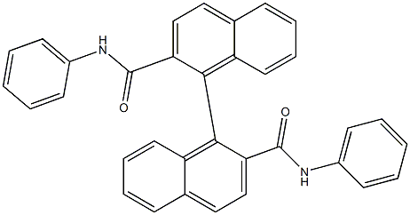 N,N'-Diphenyl[1,1'-binaphthalene]-2,2'-dicarboxamide Struktur