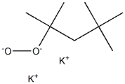 Potassium(1,1,3,3-tetramethylbutyl) peroxide Struktur