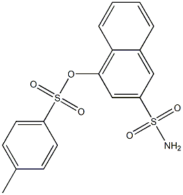 1-Tosyloxy-3-naphthalenesulfonamide Struktur