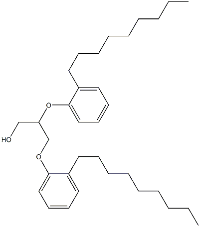 1,2-Bis(2-nonylphenoxy)-3-propanol Struktur