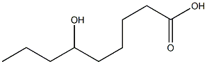 6-Hydroxypelargonic acid Struktur