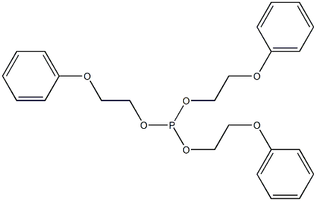 Tris(phenoxyethyl) phosphite Struktur