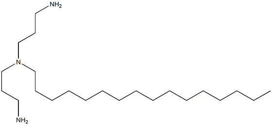 N,N-Bis(3-aminopropyl)hexadecylamine Struktur